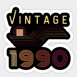 32 Year Old Retro Vintage 1990 Sticker